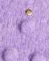 Loewe Bubble Cropped Jumper, £395, Clothing, Purple, Acrylic Plastic/Alpaca Wool, Other view