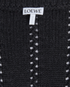 Loewe Fringed Jumper, &pound;210, Clothing, Black/White, Wool, Other view