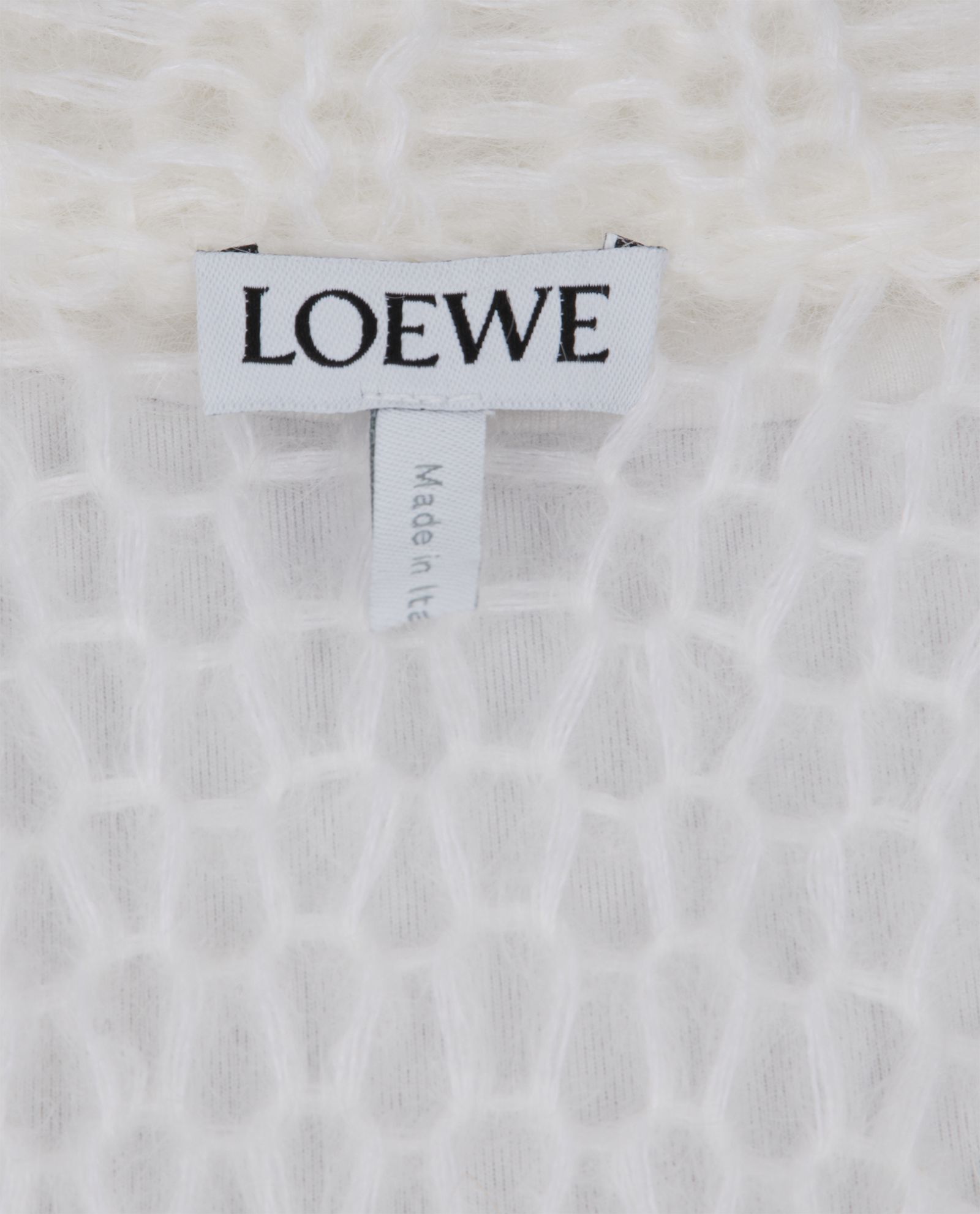 Loewe Anagram Vest, &pound;450, Clothing, White, Mohair/Polyester (Polymer), Other view