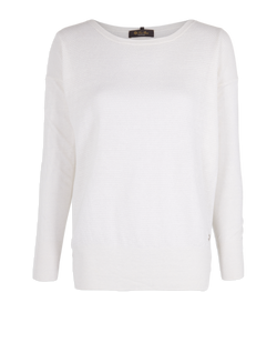 Loro Piana Jumper, Flax, White, UK6, 2*