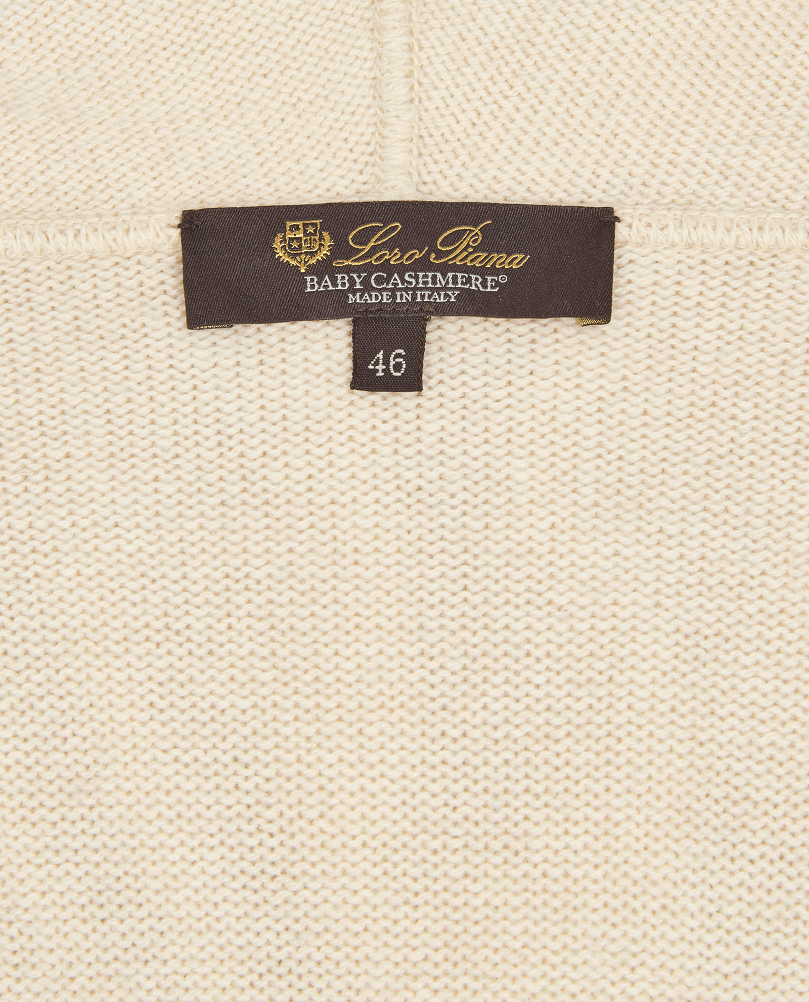 Loro Piana Hoodie Jumper, &pound;250, Clothing, Cream, Cashmere, Other view