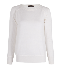 Loro Piana V-Neck Jumper, Cashmere, Cream, UK 8, 2*