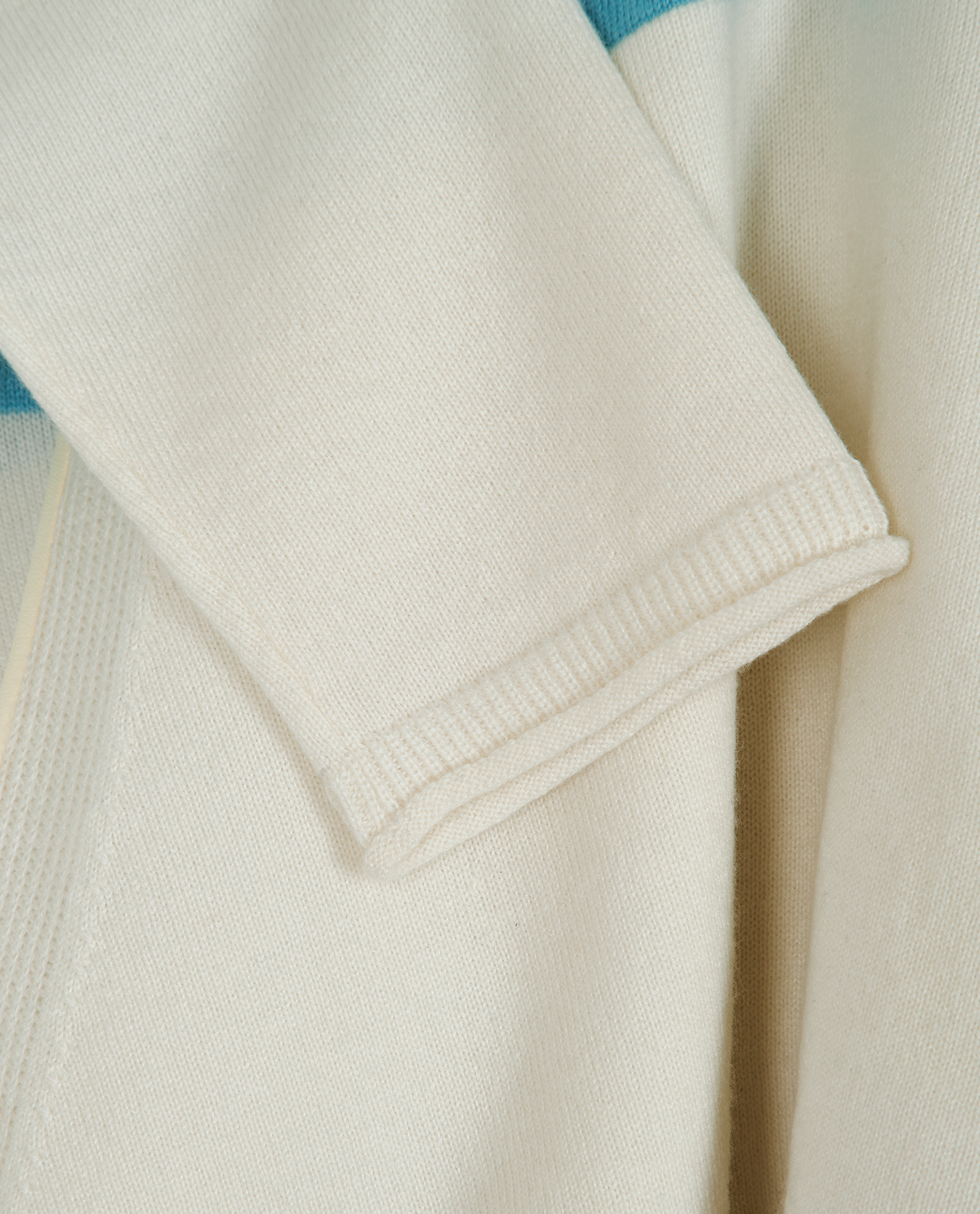 Loro Piana Two Tone Hoodie, &pound;250, Clothing, Blue/White, Cashmere, Other view