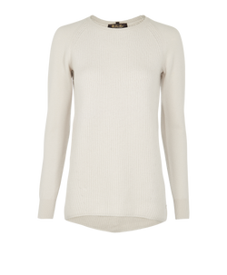 Loro Piana Jumper, Cashmere, Cream, UK8, 2*