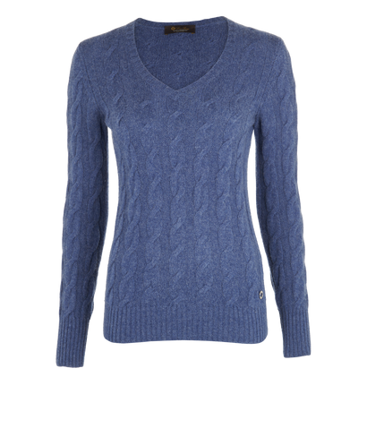 Loro Piana Ribbed Jumper, front view