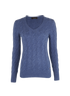 Loro Piana Ribbed Jumper, front view