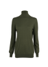 Loro Piana Turtleneck Jumper, &pound;250, Clothing, Green, Cashmere, Front view