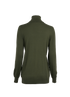 Loro Piana Turtleneck Jumper, &pound;250, Clothing, Green, Cashmere, Back view