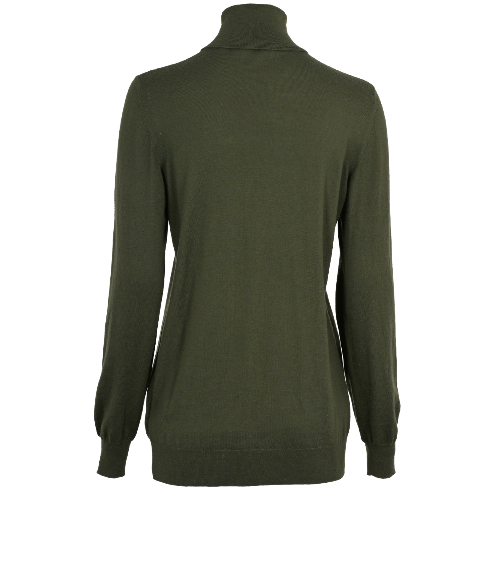Loro Piana Turtleneck Jumper, &pound;250, Clothing, Green, Cashmere, Back view