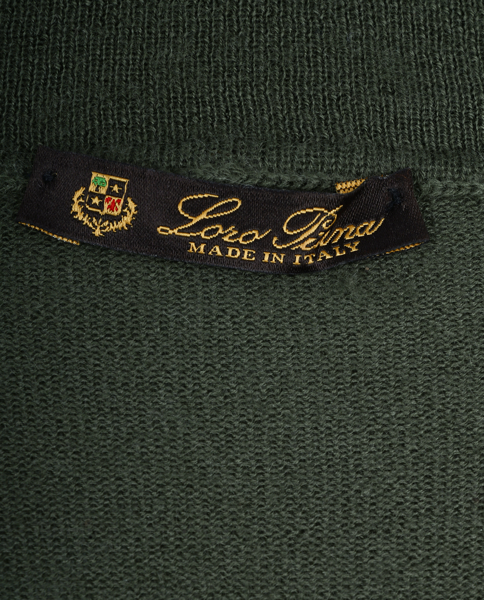 Loro Piana Turtleneck Jumper, &pound;250, Clothing, Green, Cashmere, Other view