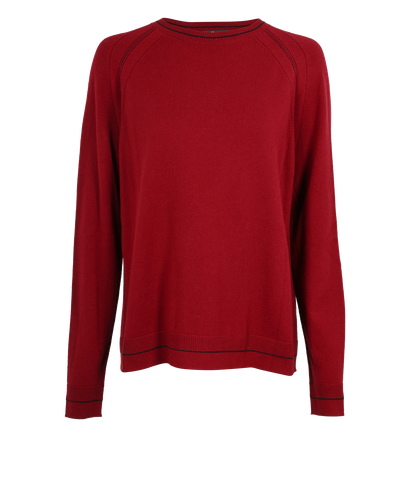 Loro Piana Jumper, &pound;250, Clothing, Black/Red, Cashmere, Front view