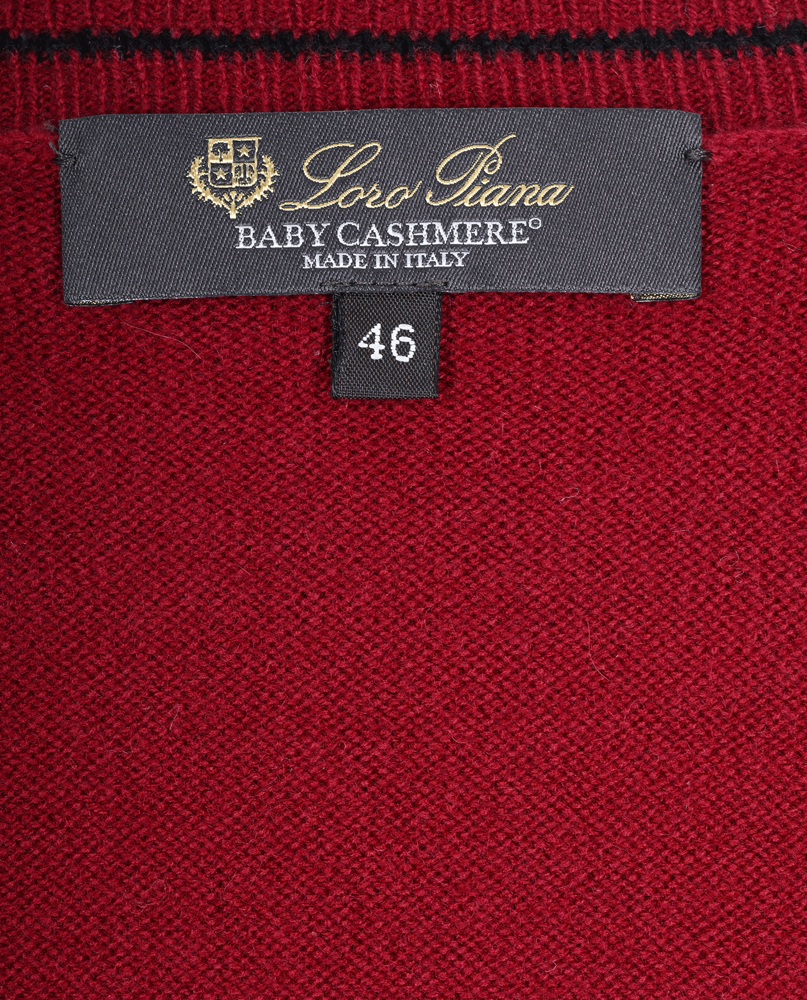 Loro Piana Jumper, &pound;250, Clothing, Black/Red, Cashmere, Other view