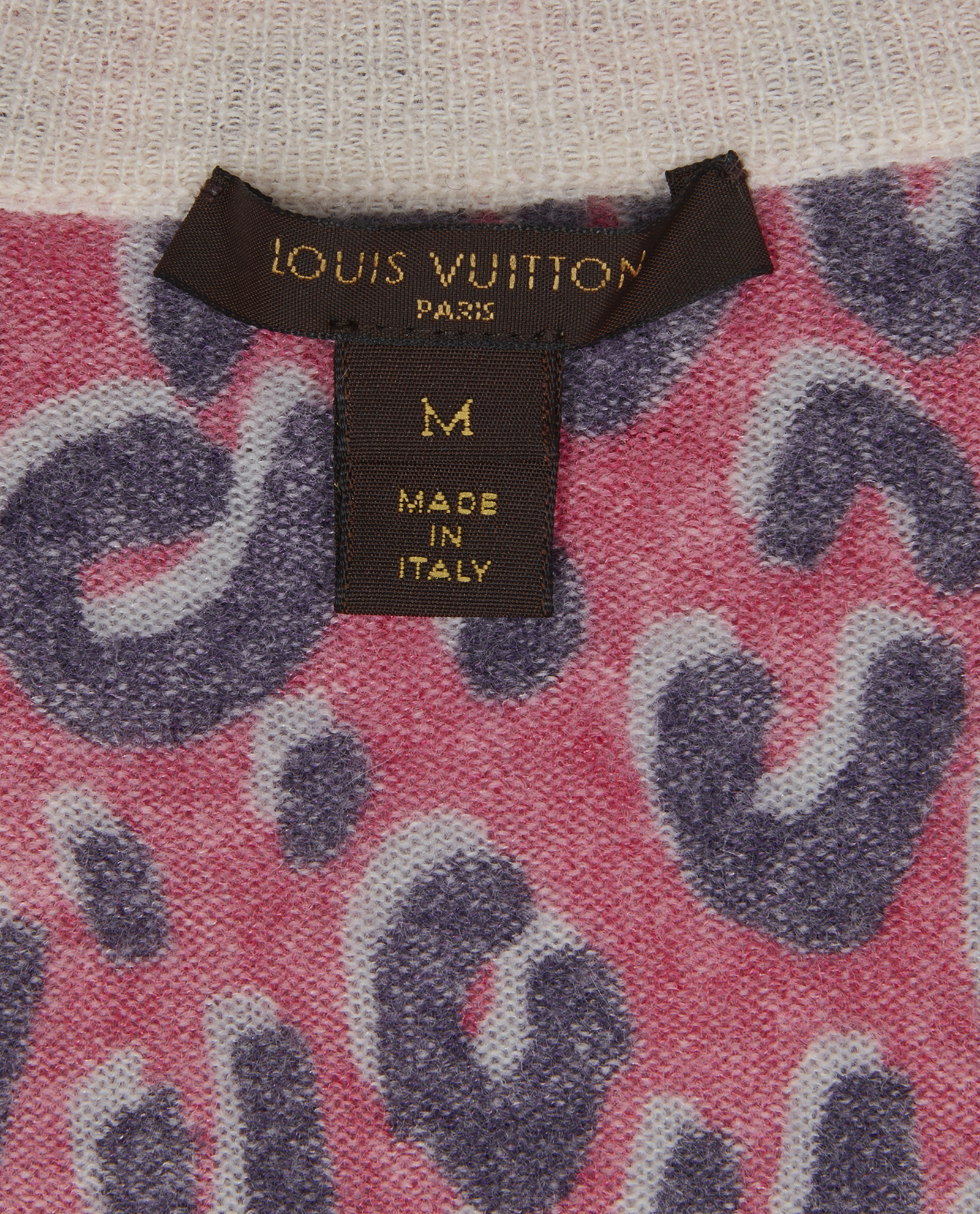 Louis Vuitton Pre-owned Stephen Sprouse Leopard Jumper - Pink