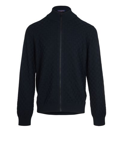 Louis Vuitton Damier Zip Through Cardigan, front view