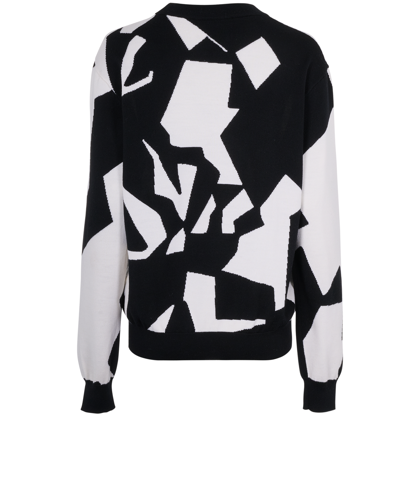 Louis Vuitton Abstract Jumper, &pound;375, Clothing, Black/White, Wool, Back view