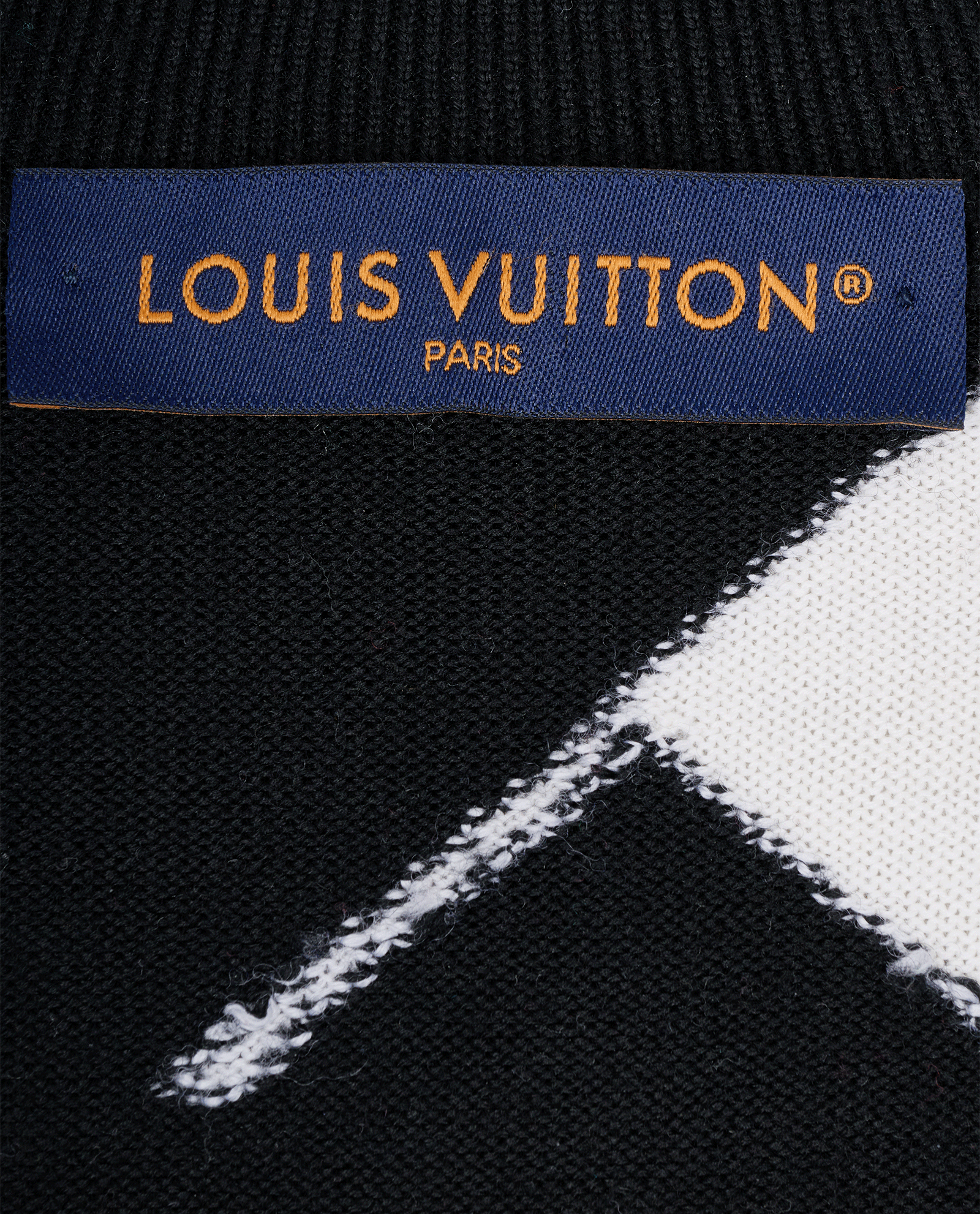 Louis Vuitton Abstract Jumper, &pound;375, Clothing, Black/White, Wool, Other view