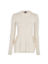 Louis Vuitton Zip Shoulder Sweater, &pound;250, Clothing, Cream, Cashmere, Front view