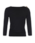 Louis Vuitton Leopard Ribbon Detail Sweater, back view