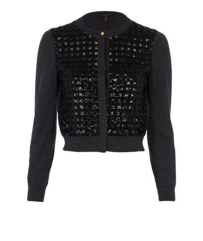 Louis Vuitton Sequin Cardigan, front view
