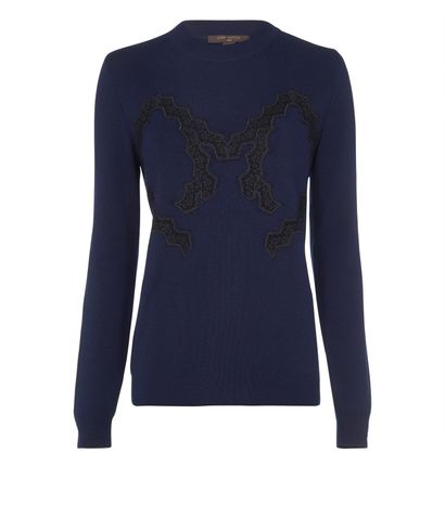 Louis Vuitton Lace Details Jumper, front view