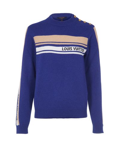 Louis Vuitton Intarsia Signature Pullover, front view