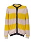 Marni Long Sleeve Striped Cardigan, front view