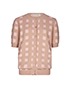 Marni Short Sleeve Check Cardigan, front view