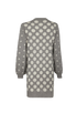 Max Mara Pinna Silk Cashmere Polka Dot Cardigan, back view