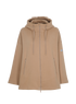 MaxMara Full Zip Oversized Hoodie, &pound;90, Clothing, Beige, Cotton, Front view