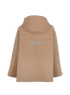 MaxMara Full Zip Oversized Hoodie, &pound;90, Clothing, Beige, Cotton, Back view