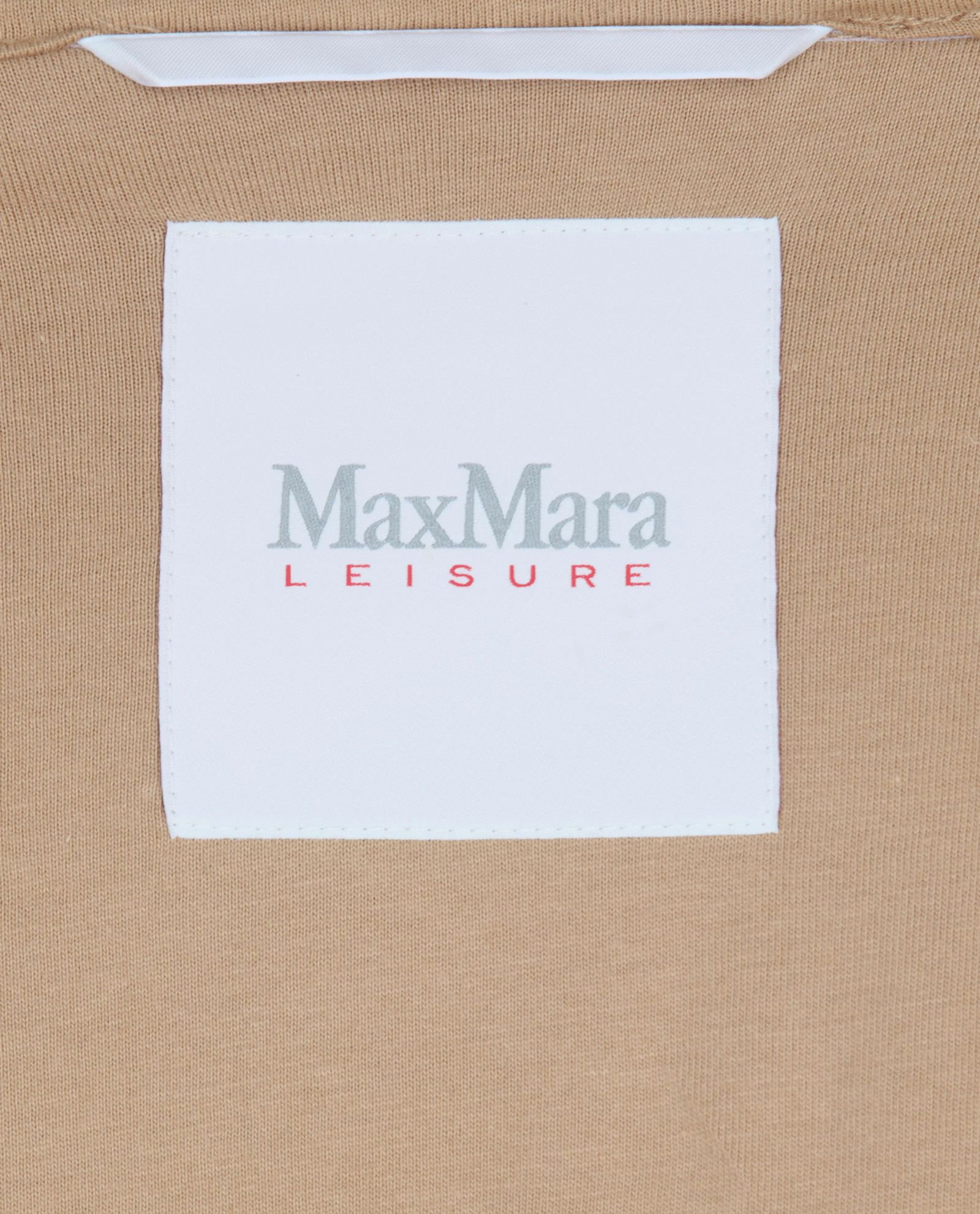 MaxMara Full Zip Oversized Hoodie, &pound;90, Clothing, Beige, Cotton, Other view