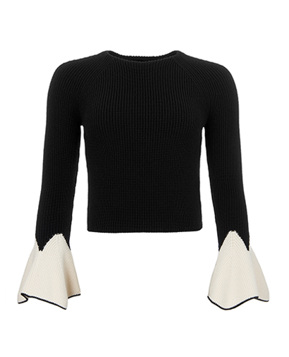 Alexander McQueen Bell Sleeve Sweater, front view