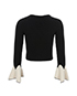 Alexander McQueen Bell Sleeve Sweater, back view