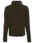 Alexander McQueen Cable Knit Turtle Neck Jumper, back view