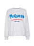 Alexander McQueen Logo-Print Jumper, front view