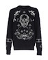 Alexander McQueen Skull & Shark Sweatshirt, front view