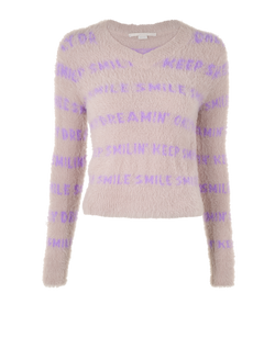 Stella McCartney Logo Jumper, Nylon, Purple, UK6, 2*