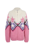 Miu Miu Stars Print Cardigan Jacket, front view