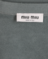Miu Miu Distressed Logo Sweatshirt, &pound;350, Clothing, Grey, Cotton, Other view