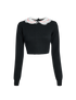 Miu Miu Cropped Collar Cardigan, front view