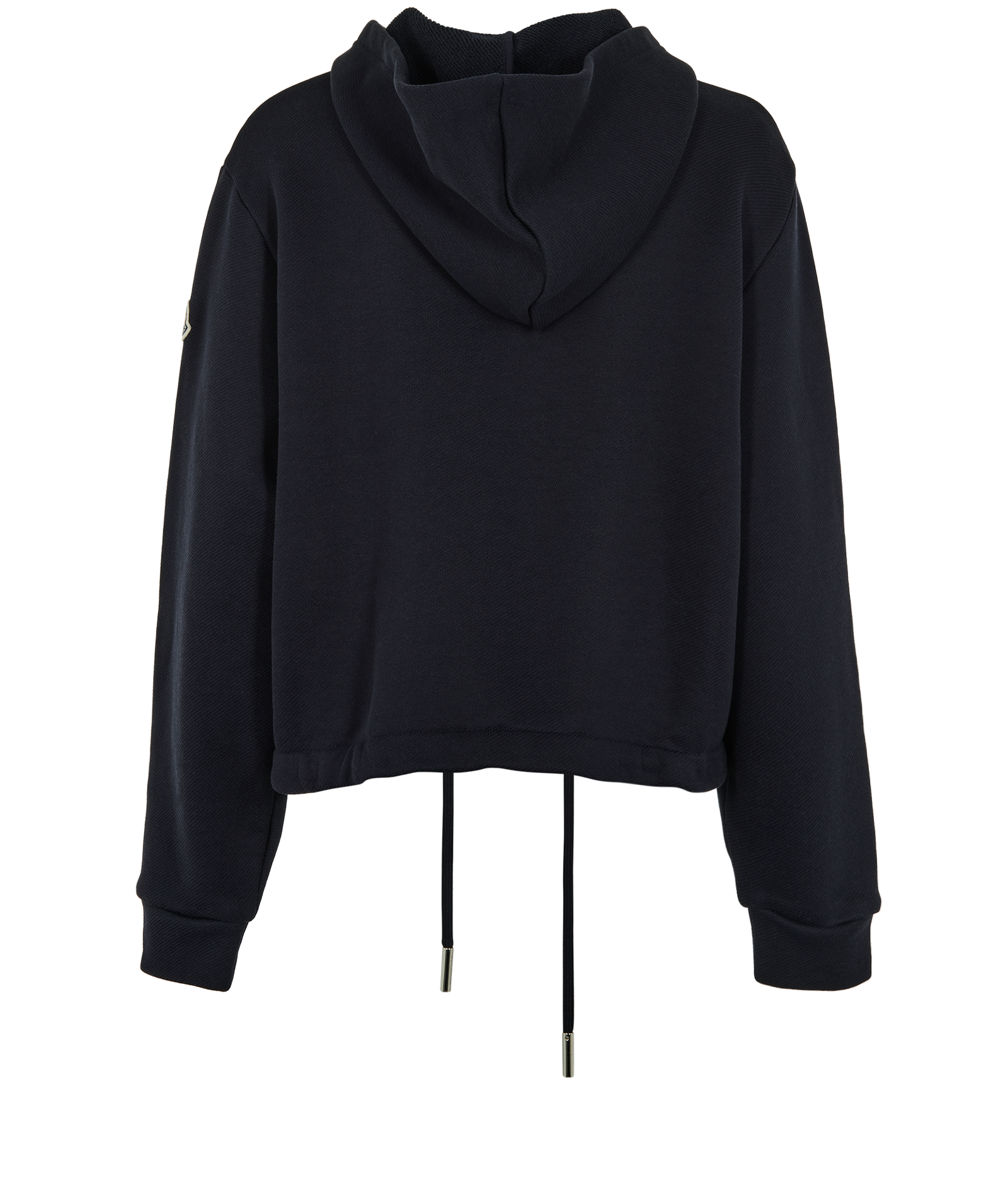 Moncler Zip Up Hoodie, &pound;295, Clothing, Navy, Cotton, Back view