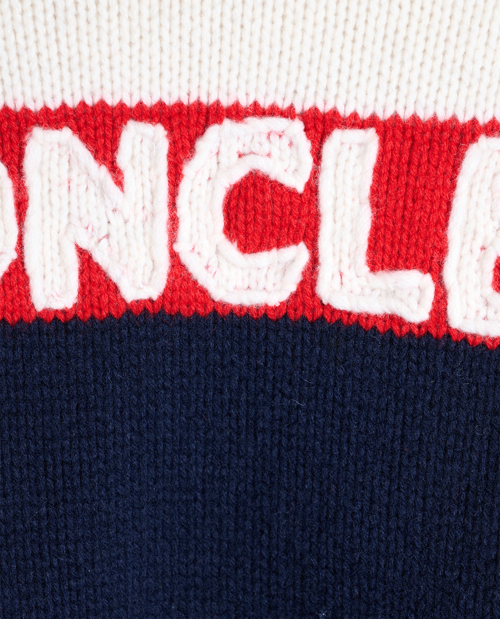 Moncler Turtleneck Jumper, &pound;195, Clothing, Black/Pink, Wool, Other view