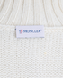 Moncler Turtleneck Jumper, &pound;195, Clothing, Black/Pink, Wool, Other view