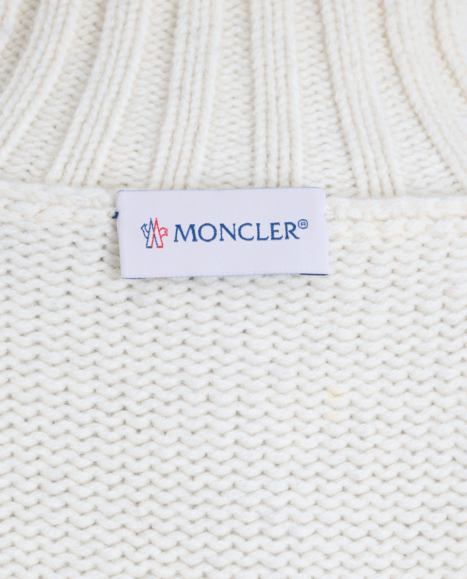 Moncler Turtleneck Jumper, &pound;195, Clothing, Black/Pink, Wool, Other view
