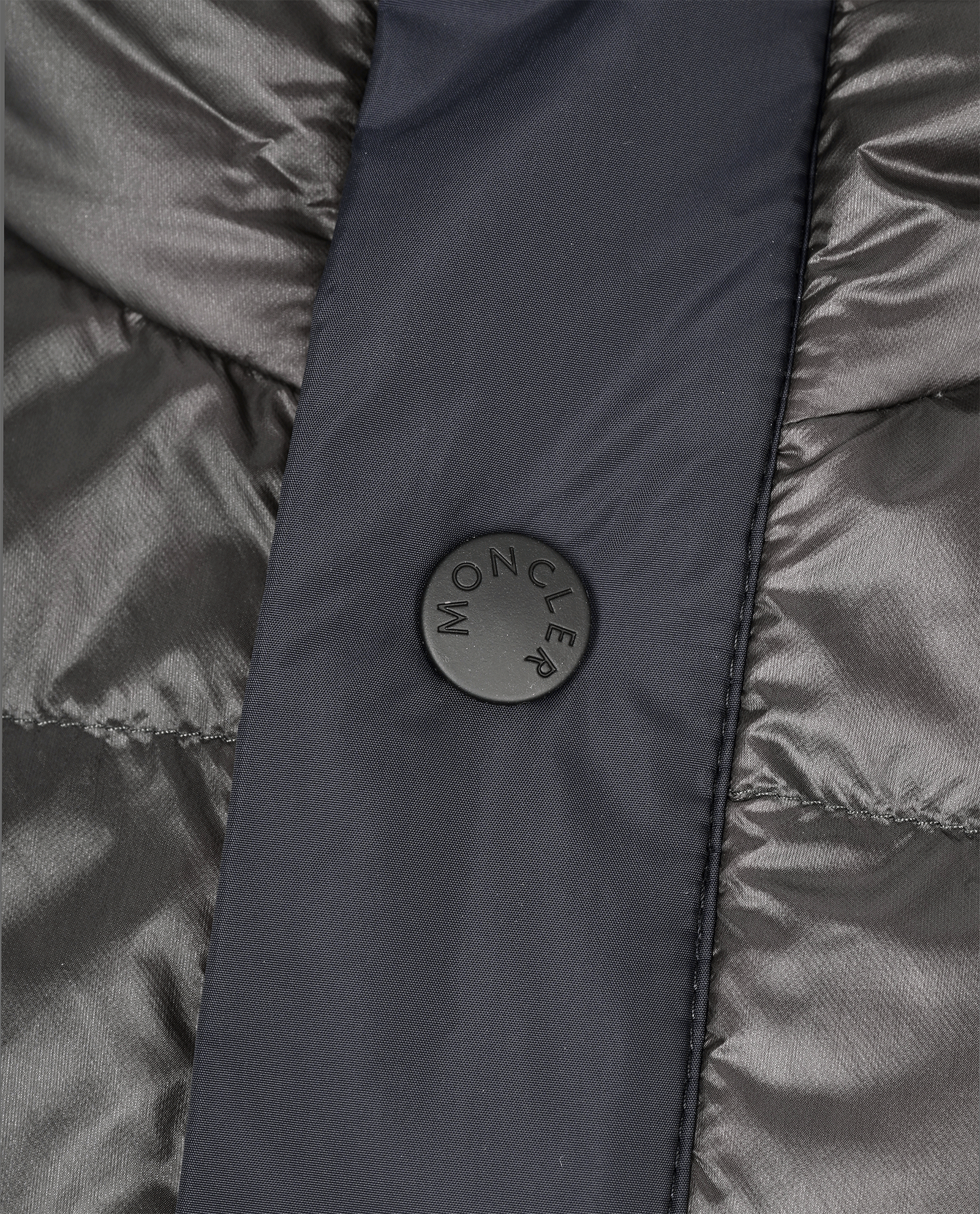 Moncler Maglia Cardigan, &pound;375, Clothing, Black/Navy, Down Feathers/Polyester (Polymer), Other view