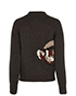 Mulberry Embroidered Bunny Intarsia Sweater, back view