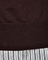 Mulberry Burgundy Cardigan, other view