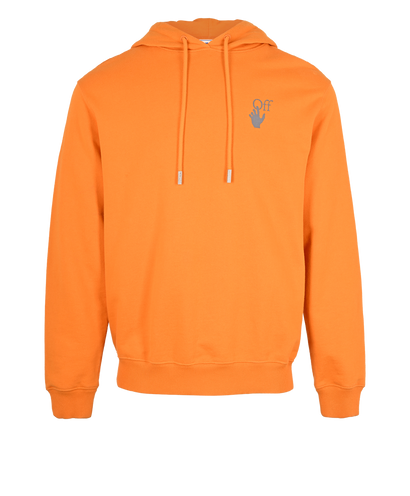 Off -White Arrows Hoodie, &pound;210, Clothing, Orange, Cotton, Front view