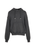 Off-White Washed-Effect Super Moon Hoodie, front view