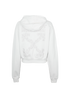 Off-White Embroidered Hoodie, back view
